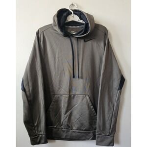 Nike Therma-FIT Men's Size Medium Hoodie‎ Fitness Pullover Olive Green Black
